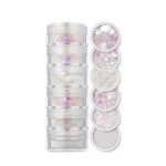6 In 1 Glitter & Chunks ( Holo White)