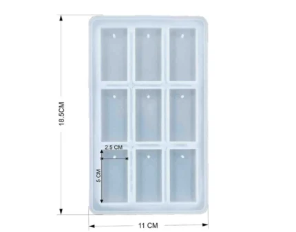 9 Cavity Rectangle Mould