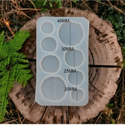 8 Cavity Round Agate Mould