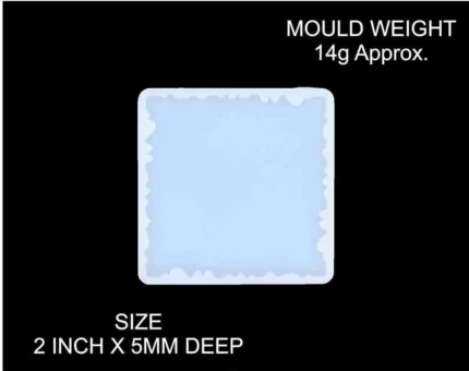 2" Square Agate Pendant Mould