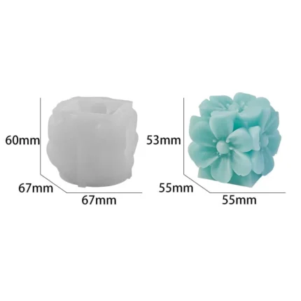 Flower Cube Handmade Silicone Mould