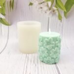 Embossed Flower Piller Handmade Mould