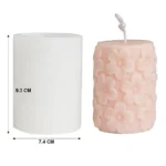 Embossed Flower Piller Handmade Mould