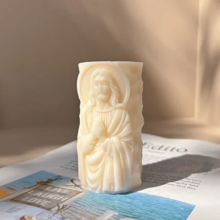 Jesus Statue Candle Handmade Mould