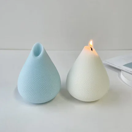Geometric Water Drop Candle Handmade Mould
