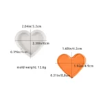 2 Inch Heart Pendant Mould