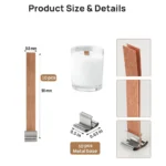 Wooden Wick 1mm Thick With Metal Holder - 0.8 X 9-10Sets