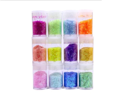 Rainbow Neon Thread Glitter