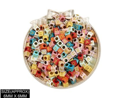 Square Abcd Alphabet Beads