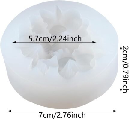 Plumeria Flower Design Fondant Mold