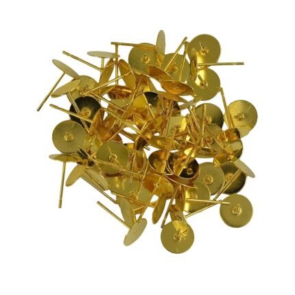 Earring Post Ear Stud Gold