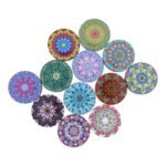 Mandala-Patterned Decorative Tin Box