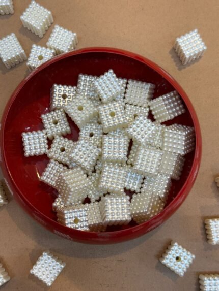 Pearl Beads Square Shaped