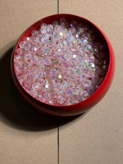 Crystal Glass Beads - Pink