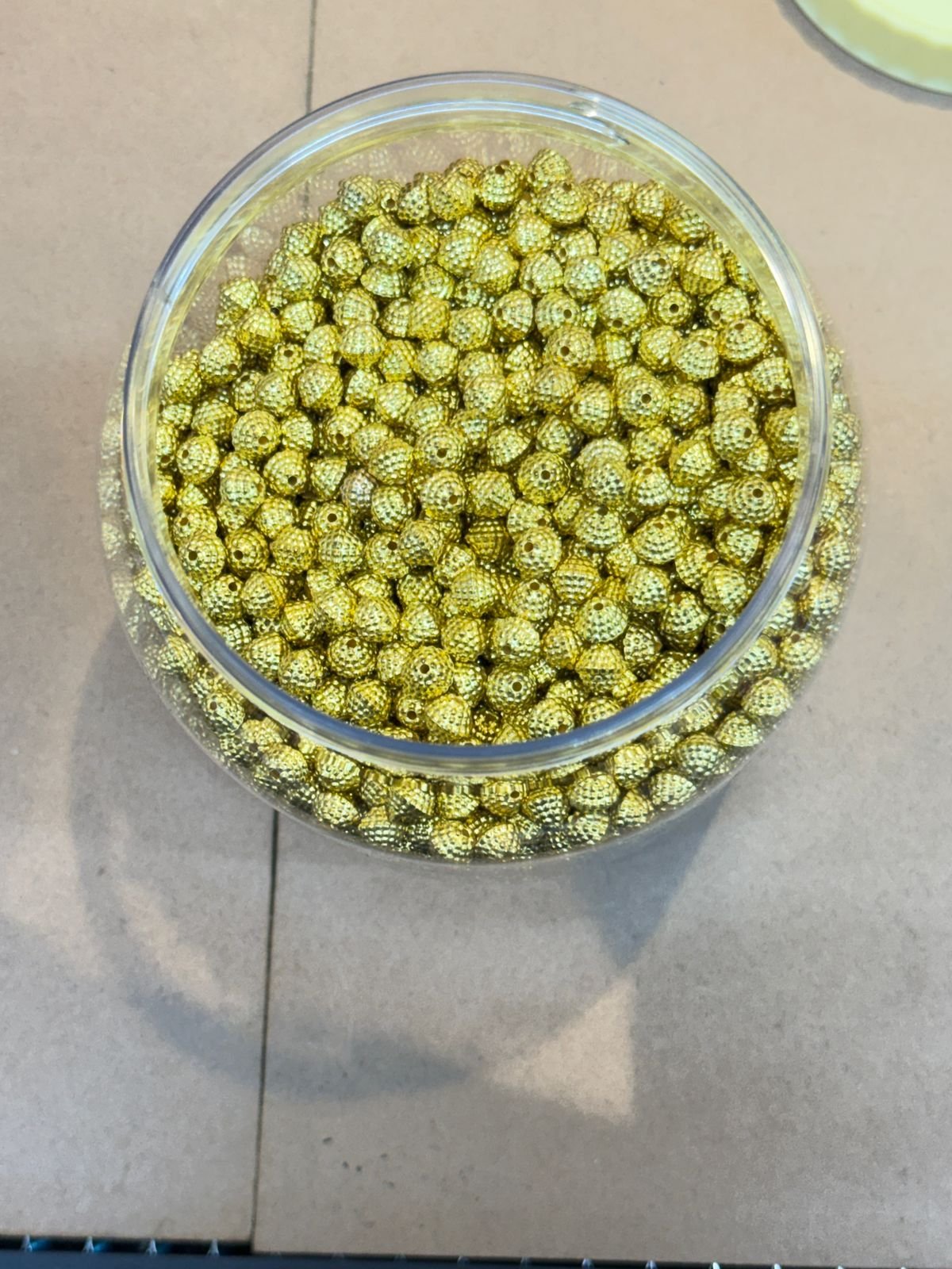 WhatsApp Image 2026-01-21 at 7.12.42 PM (2) Bright Gold Plastic CCB Beads - 15g