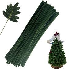 Pipe Cleaner Plain 100pcs (Pine Green)