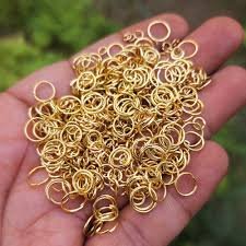 Open Jump Rings for Jewellery - Gold