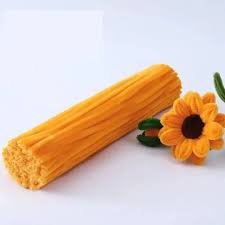 Pipe Cleaner Plain 100pcs (Golden Yellow)