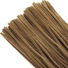 Pipe Cleaner Plain 100pcs (Light Coffee)