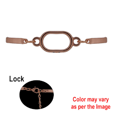 Oval Bracelet Bezels - Rose Gold