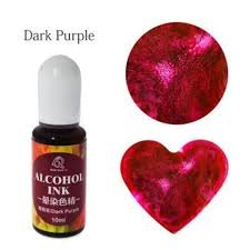 Alcohol ink - Dark Purple