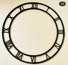 12 Inch Acrylic Roman Ring – Black