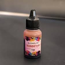 Alcohol ink - Sunset 03