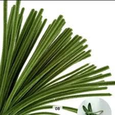 Pipe Cleaner Plain 100pcs (Olive Green)