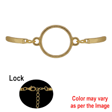 Round Bracelet Bezels - Gold