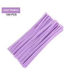 Pipe Cleaner Plain 100pcs (Light Purple)