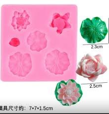 6 Cavity Lotus Pond Silicone Mold