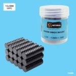 Magnet Box Of 10×3MM black - 50Pcs