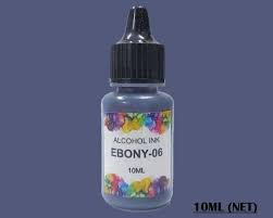 Alcohol ink - Ebony