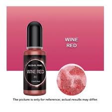 Alcohol ink Wine Red