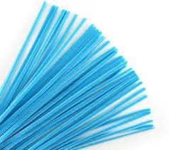 Pipe Cleaner Plain 100pcs (Light Blue)