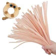 Pipe Cleaner Plain 100pcs (Beige)