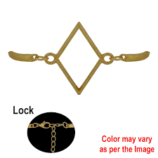 Kaju Katli Bracelet Bezels - Gold