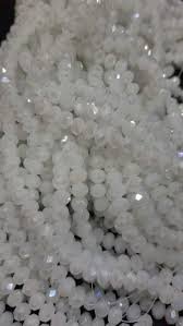 White Holographic Beads