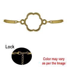 Flower Bracelet Bezels - Gold