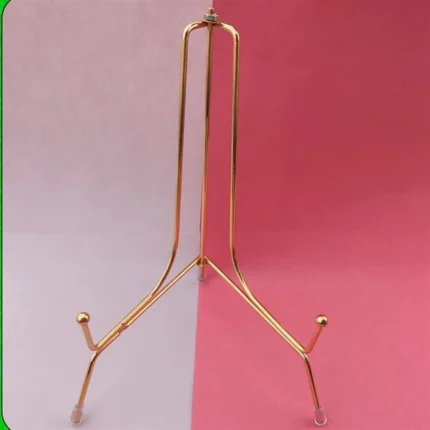 Folding Electro Plated Metal Stand