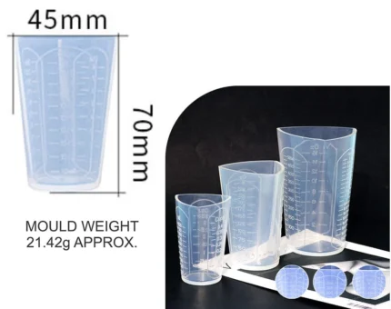 Triangular 50Ml Silicon Measuring Cup