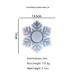 Snowflakes Tea Light Holder 04