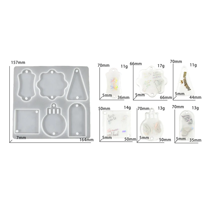 sm0913-58325388493090 6 Cavity Christmas Tree Mould