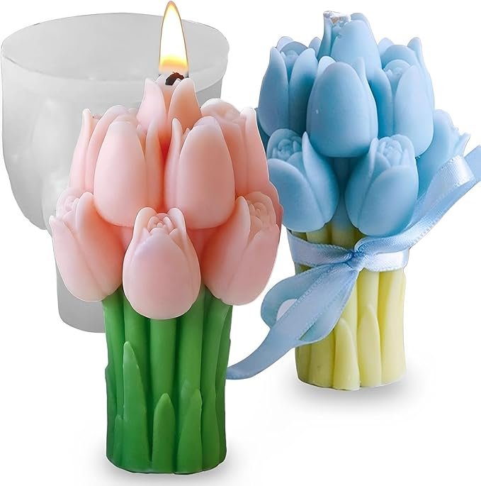 61IcJhIiJML._SX679_ Tulips Candle Mould