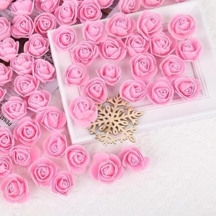 Artificial Foam Rose Flower - Baby Pink