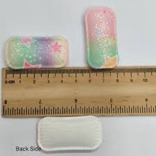 Rectangle Shape Foam Rakhi Base – Rainbow