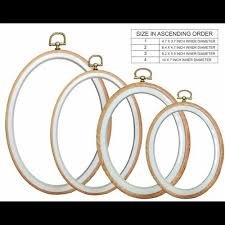 4 In 1 Oval Embroidery Ring