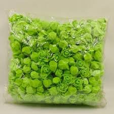 Artificial Foam Rose Flower - Green
