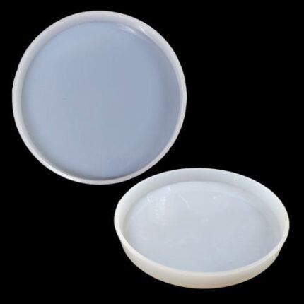 8” Round Silicone Mould – 20 mm Deep | Premium Resin Casting Mould for Coasters, Clocks & Art Projects