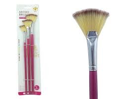 3 Pcs Fan Brush